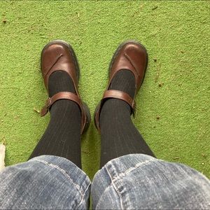 Dr. Martens Brown Mary Janes UK 4, US 6